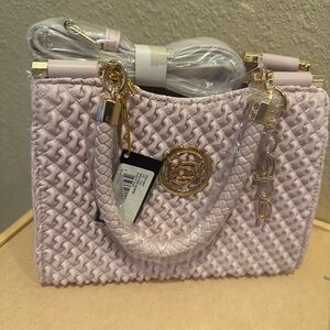Elegant dusty Pink Quilted Handbag- Bebe